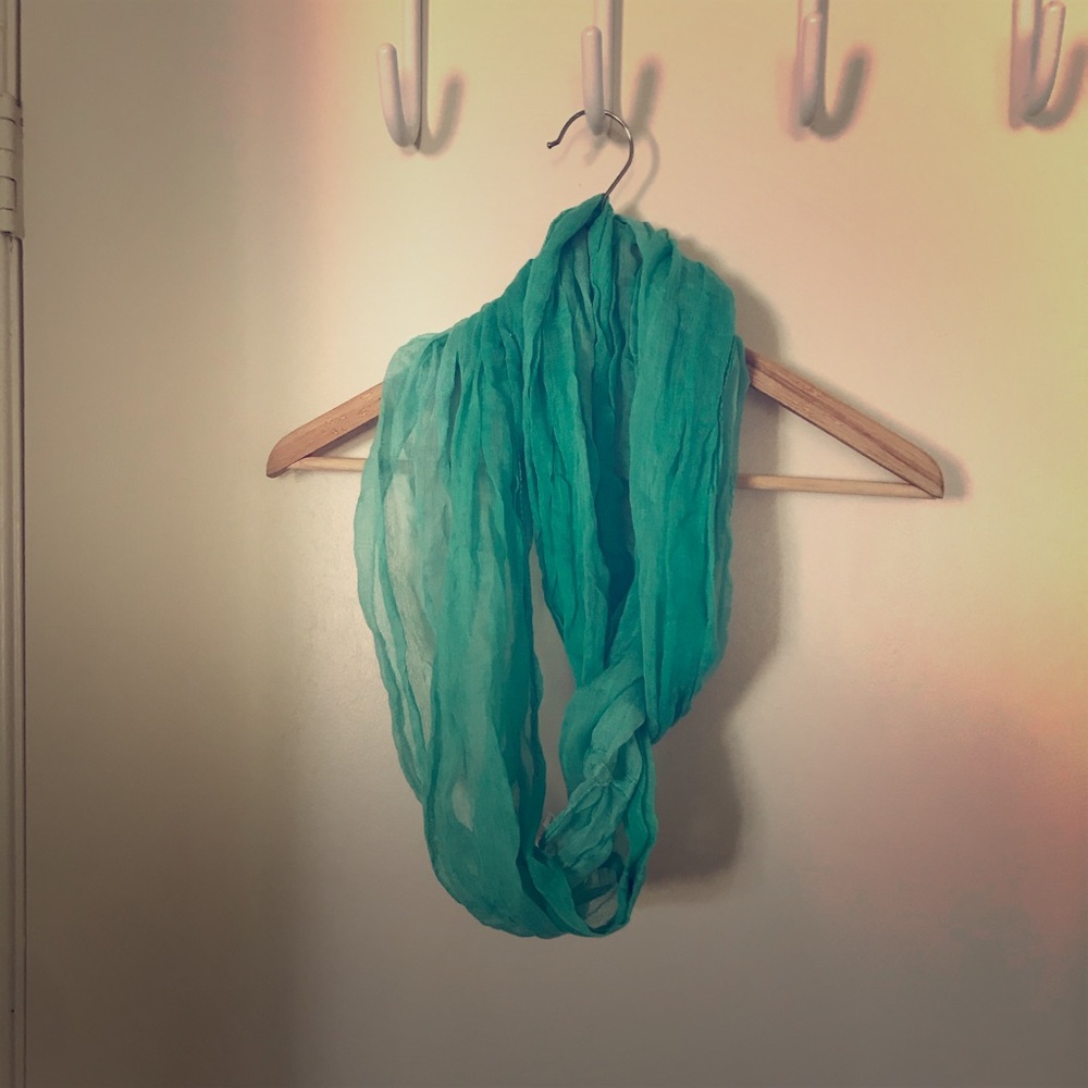 Turquoise Wrap Around Scarf